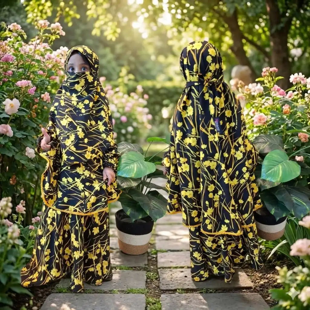 Kids Cherry Khimar Set KCK109