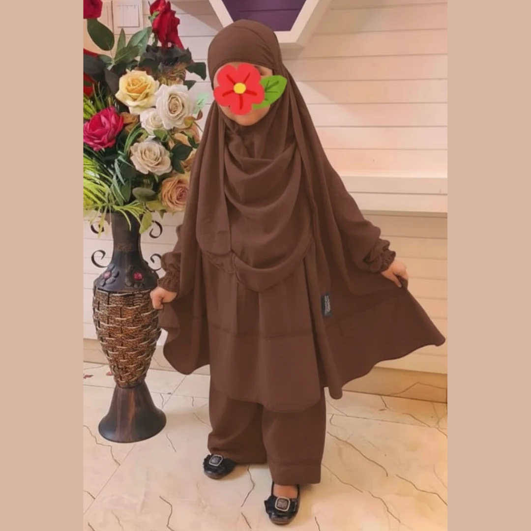Kids Cherry Khimar Set KCK118