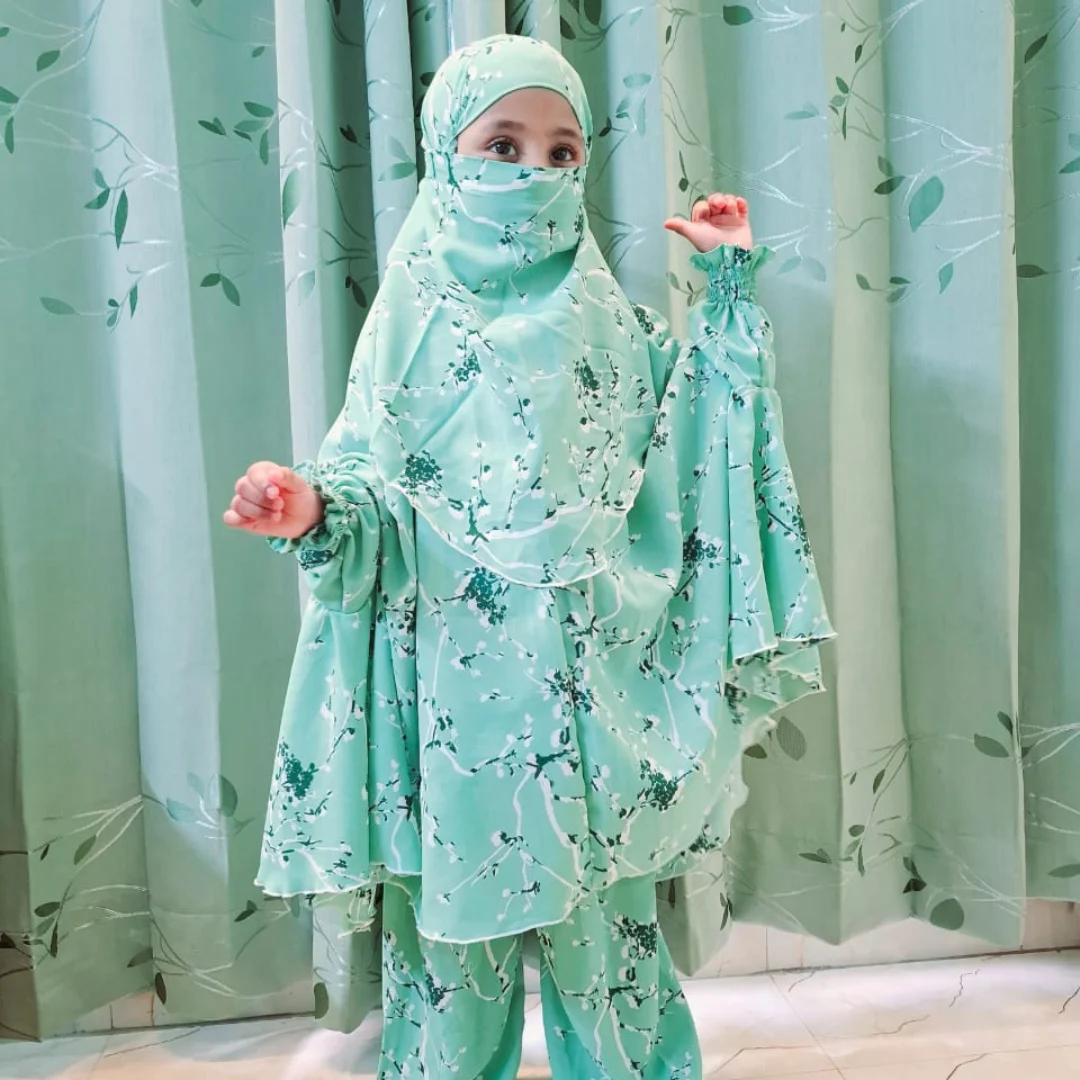 Kids Cherry Khimar Set KCK115